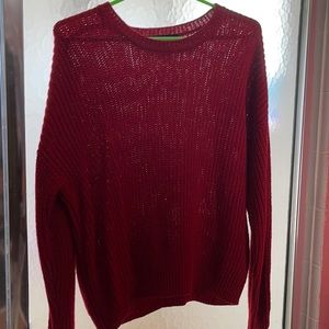 red forever21 sweater size small